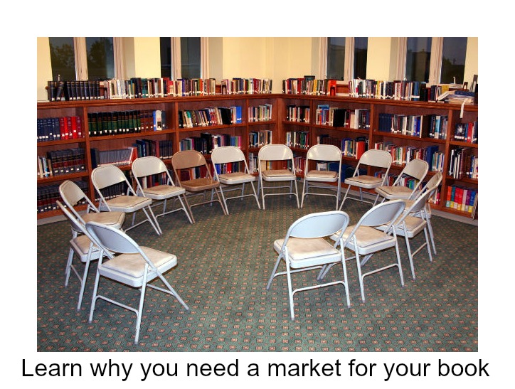 circle of chairs in library