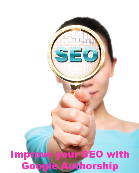 SEO on magnifying glass