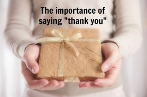 The Importance of Saying Thank you