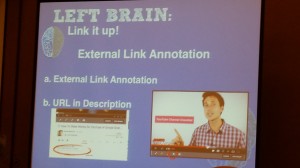 YouTube Session External Link Annotation