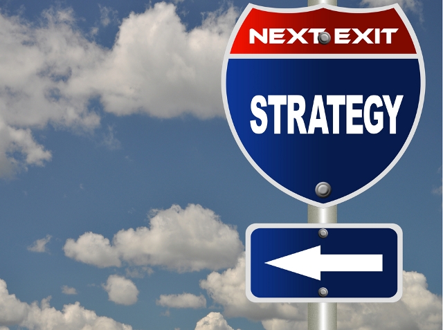 strategy exit sign