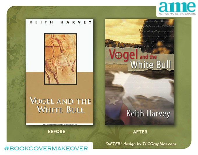 Vogel White Bull #bookcovermakeover | AMarketingExpert.com