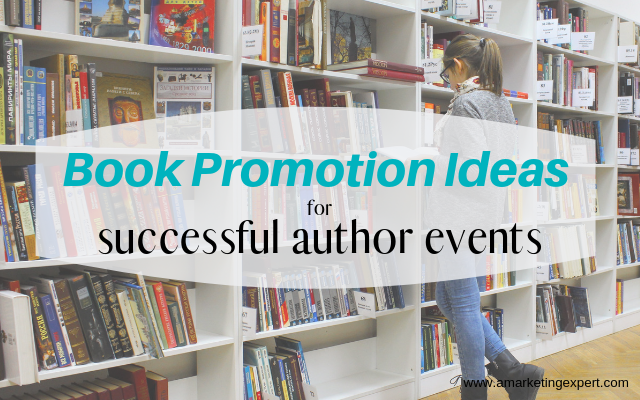 Book promotion ideas for author events