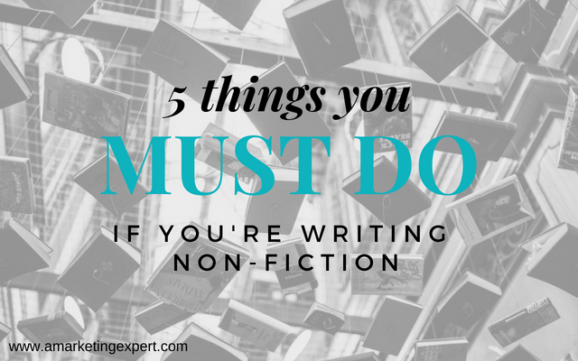 5 Things You Must do if You're Writing Non-Fiction | AMarketingExpert.com | Penny Sansevieri | non-fiction book marketing