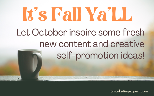 Get Inspired in October: Content Marketing for Authors