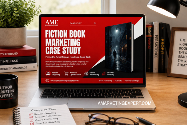 fiction book marketing case study