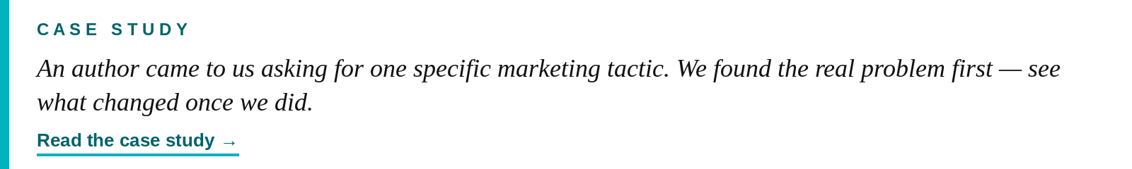 case study for pivot